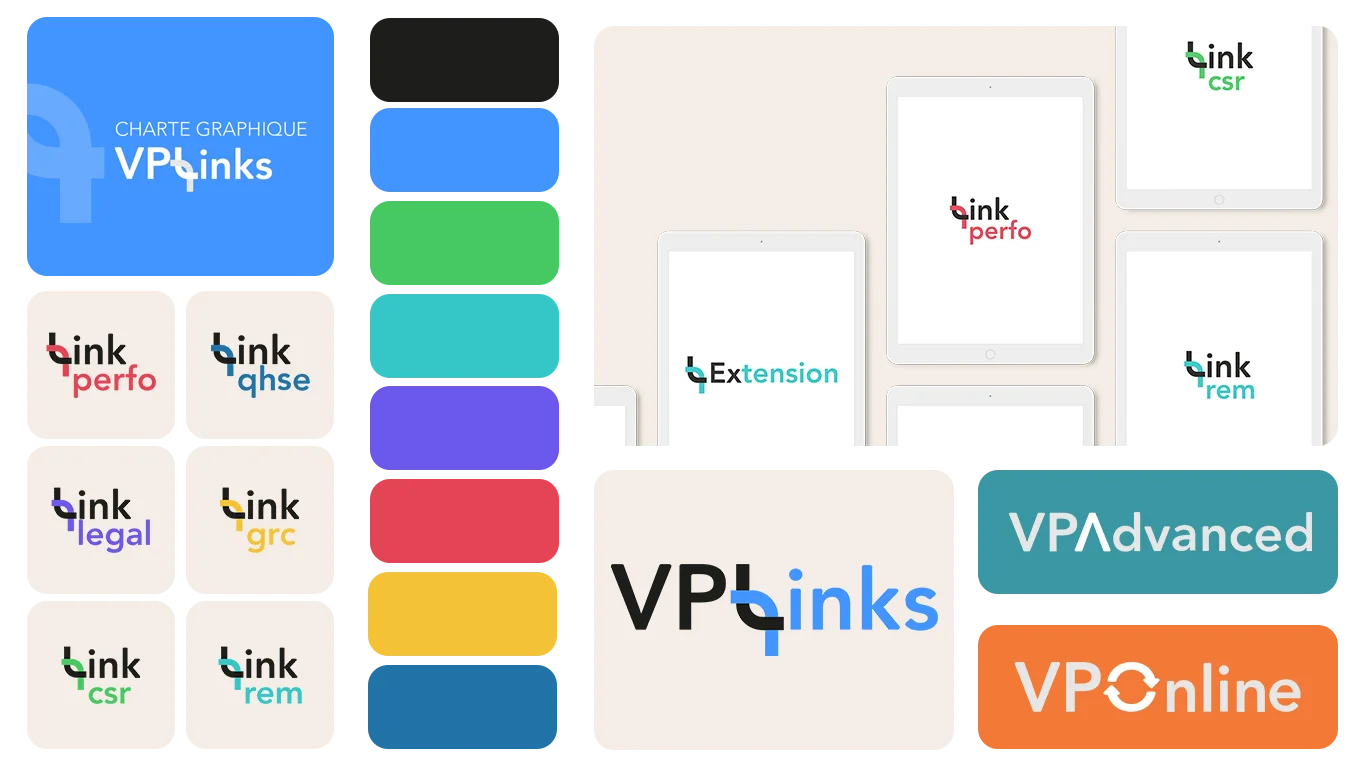 Charte graphiques pour les solution web de VP&White.